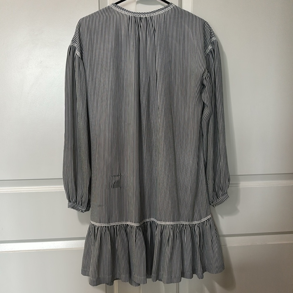 Banana Republic Striped Drop Waist Shirt Dress - Picture 5 of 8
